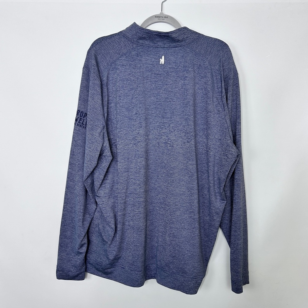 Johnnie-O Vaughn Striped 1/4 Zip Performance Pull Over Size XXL - Picture 5 of 9